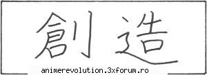 kanji, hiragana katakana creatie (souzou)