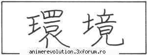 kanji, hiragana katakana mediu (kankyou)