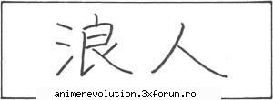 kanji, hiragana katakana rounin