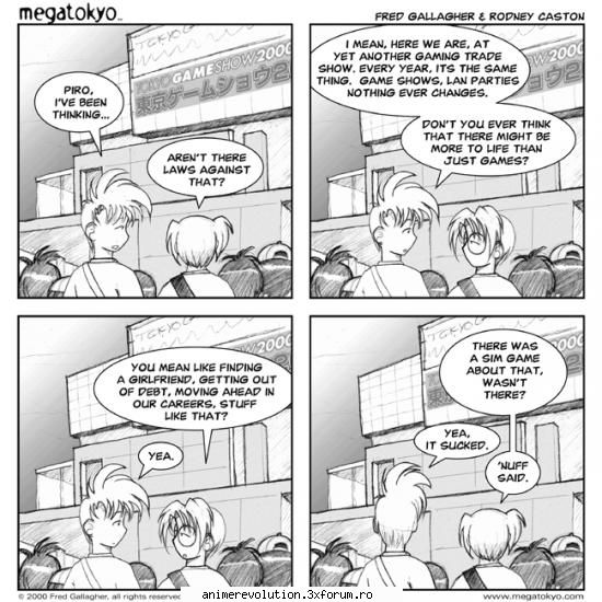 desi e un webcomic, cred ca merita atentie si e si ontopic fiind in stil doujinshi :   (poate unii o