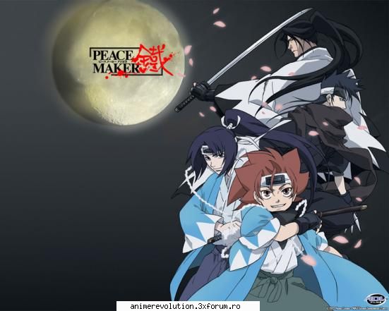 peace maker kurogane - misto animeul. in principiu, daca rurouni kenshin ar fi o poza, peace maker e