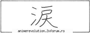 kanji, hiragana si katakana - LACRIMA (Namida) - Despre Japonia